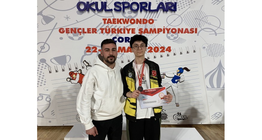 MELİKE AKBAŞ TÜRKİYE ÜÇÜNCÜSÜ