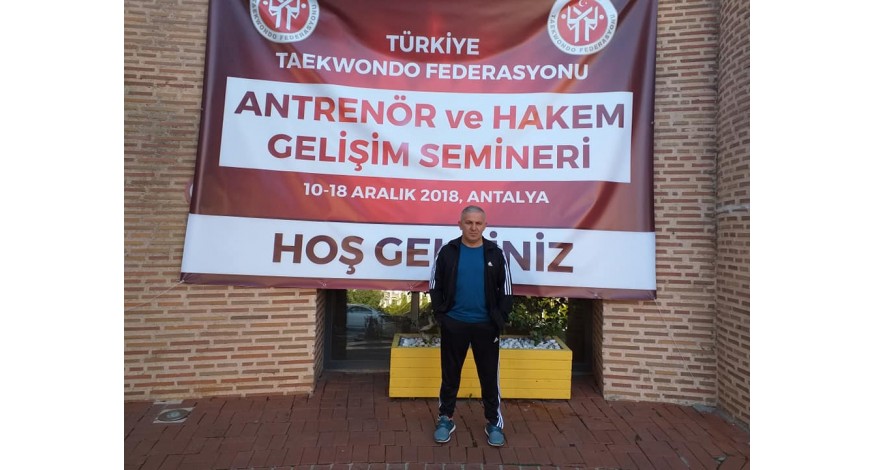 HOCAMIZ ANTRENÖR VE HAKEM GELİŞİM SEMİNERİNE KATILDI